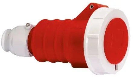 Produktfoto 1 von Bals Leistungssteckverbinder Rot, 415V 3P+N+PE / 32A, Kabel IP67
