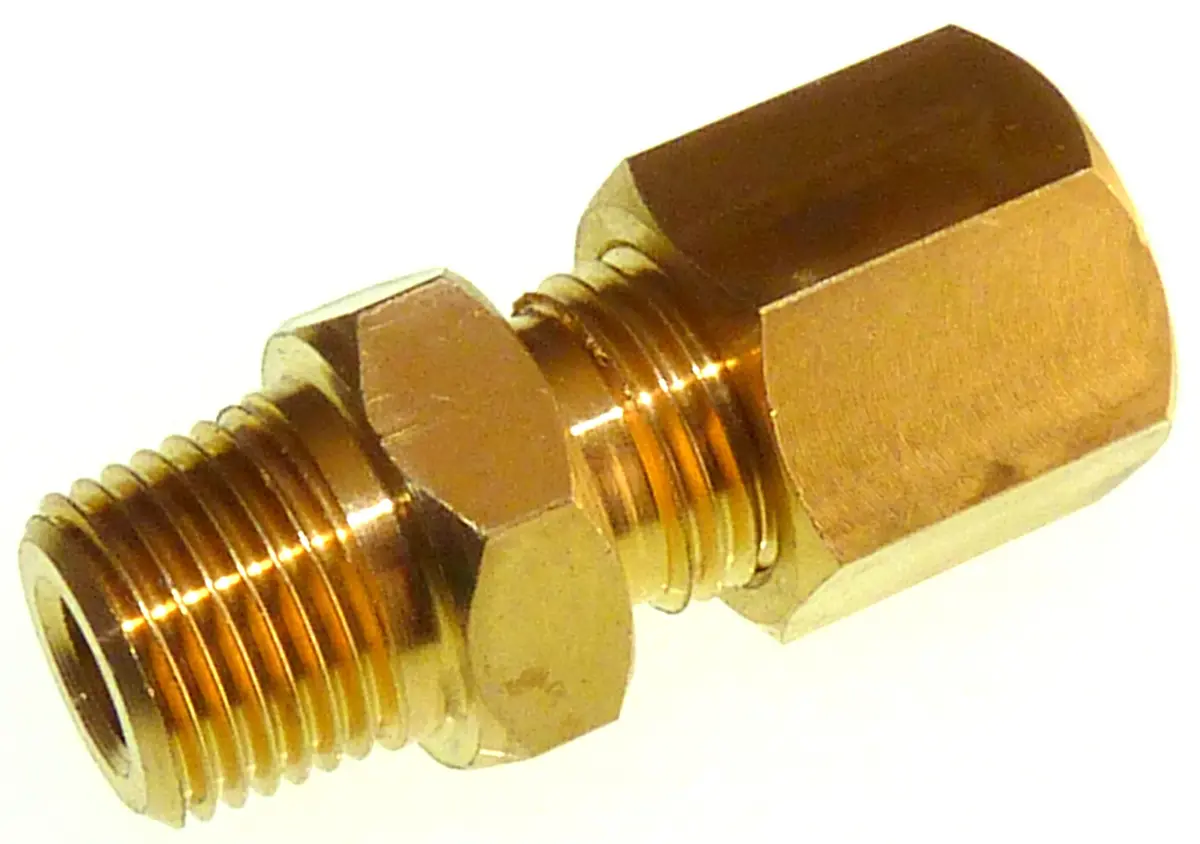 Produktfoto 1 von RS PRO 1/4 NPT Quetschverschraubung Stecker für Thermoelement oder PRT-Sonde