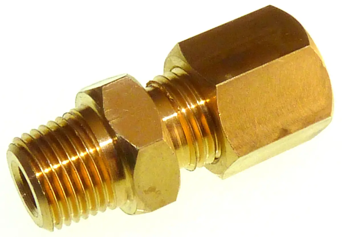 Produktfoto 1 von RS PRO 1/4 NPT Quetschverschraubung Stecker für Thermoelement oder PRT-Sonde
