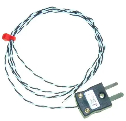 Produktfoto 1 von RS PRO PFA Thermoelement mit offener Messstelle Typ J, Ø 1.1 mm x 2 m -75 °C → 260 °C