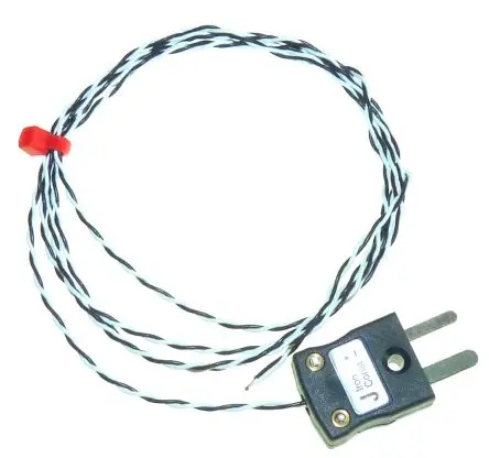Produktfoto 1 von RS PRO L60 Perfluoralkoxyalkan Thermoelement mit offener Messstelle Typ J x 10 m → 250 °C