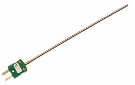 Produktfoto 1 von RS PRO Edelstahl 310 Mineralisoliertes Thermoelement Typ K, Ø 2 mm x 250 mm -40 °C → 1100 °C