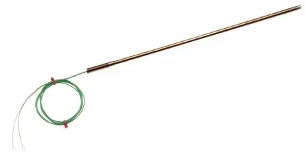 Produktfoto 1 von RS PRO RS235/0716 Edelstahl 310 Mineralisoliertes Thermoelement Typ K, Ø 2 mm x 150 mm -40 °C → 1100 °C