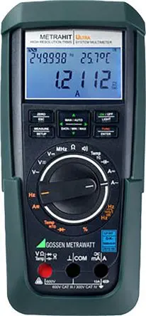 Produktfoto 1 von Gossen Metrawatt Tragbar Digital Multimeter Echteffektivwert, CAT III, CAT IV