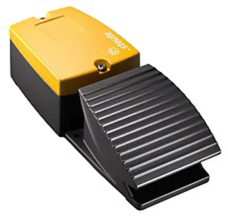 Produktfoto 1 von Steute Hohe Beanspruchung Fußschalter Schleichkontakt, 1 Schließer/1 Öffner Aluminium, 5A 250 V ac, IP67, IP66