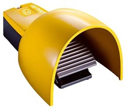 Produktfoto 1 von Steute Hohe Beanspruchung Fußschalter Schleichkontakt, 1 Schließer/1 Öffner Aluminium, 5A 250 V ac, IP66, IP67
