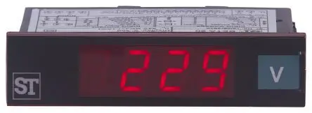 Produktfoto 1 von Sifam Tinsley Beta 7-Segment-Digitalanzeige Digitales Multifunktionsmessgerät für Gleichspannung, Gleichstrom H 22.2 mm