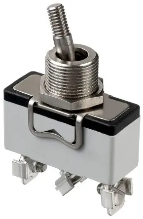 Produktfoto 1 von APEM Panel Kippschalter 1-poliger Umschalter, Ein-Ein, 250 V ac, 10A, 15 A, Schraube