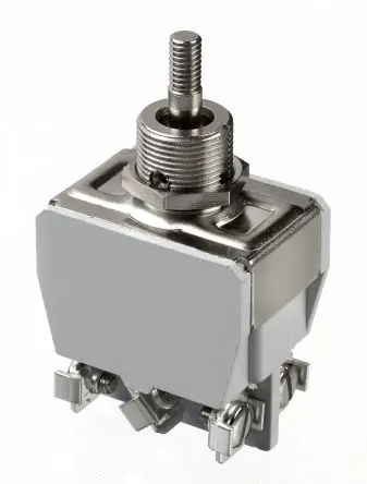 Produktfoto 1 von APEM Panel Kippschalter 2-poliger Wechsler, Ein-Aus-Ein, 250 V ac, 10A, Schraube