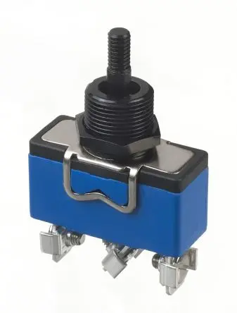 Produktfoto 1 von APEM Panel Kippschalter 1-poliger Umschalter, Ein-Aus-Ein, 400 V ac, 10A, Schraube