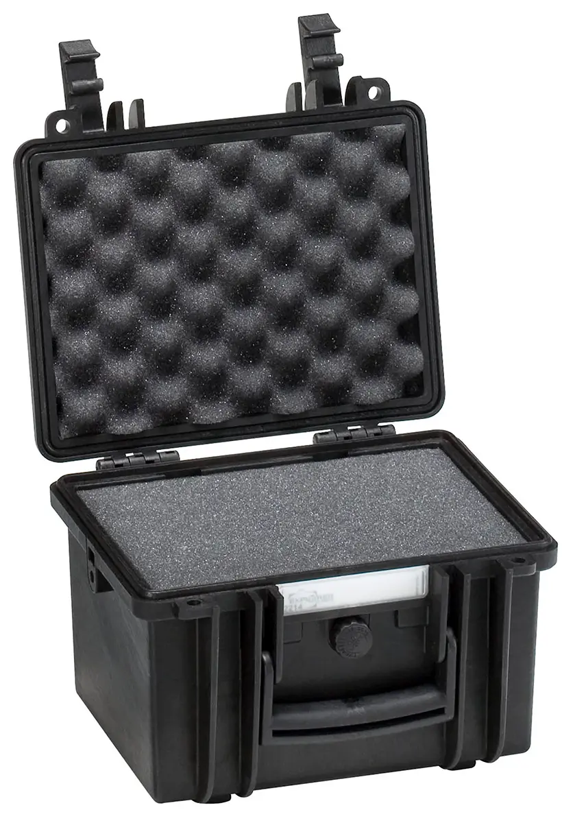 Explorer Cases 2214 Wasserdicht/Wasserbeständig Polypropylen Kunststoff Wasserdicht Transportkoffer Schwarz 215 mm,