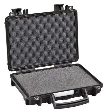 Explorer Cases Wasserbeständig Polypropylen Kunststoff Wasserdicht Transportkoffer Schwarz 269 mm 326 mm 75 mm