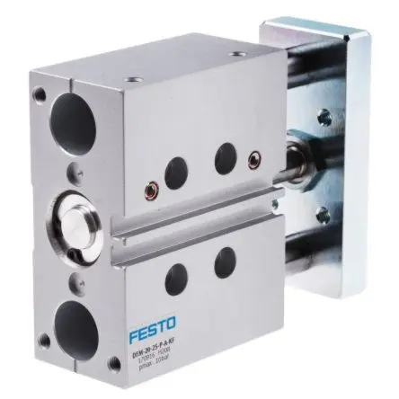Produktfoto 1 von Festo DFM 170917 M5 Pneumatik-Führungszylinder doppeltwirkend, Bohrung Ø 20mm / Hub 30mm bis 10 bar