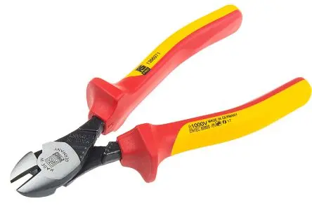 Produktfoto 1 von RS PRO VDE 1000V zugelassen Seitenschneider Schließer (NO) 160mm, Schneidleistung 3.5 mm