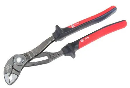 Produktfoto 1 von RS PRO Wasserpumpenzange Gebogen 250mm VDE 1000V zugelassen
