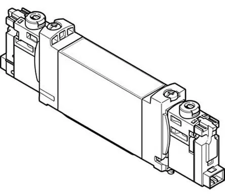 Produktfoto 1 von Festo 5/2 VUVG Pneumatisches Magnetventil, Elektrisch-betätigt 24V dc
