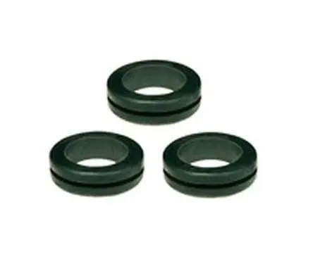 Produktfoto 1 von SES PLIO Kabeltülle, Typ Kabeltülle bis Ø 10 mm Loch ø 18 mm Polyvinylchlorid Schwarz -30 °C min. 70 °C max.