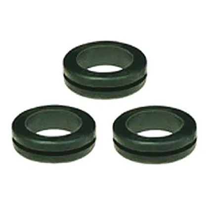 Produktfoto 1 von SES Sterling DK Kabeltülle 9 mm, Typ Kabeltülle bis Ø 9 mm Loch ø 14 mm Polyvinylchlorid Schwarz -30 °C min. 70 °C max.