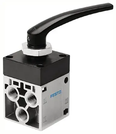 Produktfoto 1 von Festo VHEM 8995 Pneumatik-Steuerventil, manuell G 1/4 Rückschlagventil G 1/4