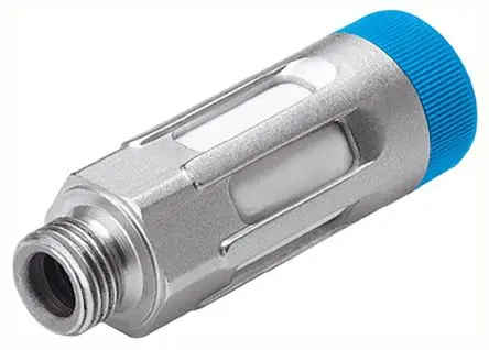 Produktfoto 1 von Festo GRU Pneumatischer Schalldämpfer aus Aluminium 10 bar, Mit Gewinde G