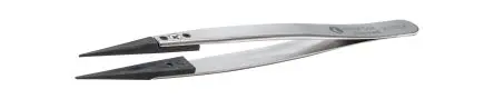 Produktfoto 1 von ideal-tek Polyetheretherketon, Edelstahl Pinzette, 130mm, Spitze Gerade, Fein, Spitz Antimagnetisch 1-teilig
