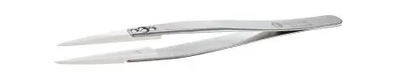 Produktfoto 1 von ideal-tek Edelstahl, Zirkoniumoxid-gehärtetes Aluminiumoxid Pinzette, 135mm, Spitze Fein Antimagnetisch 1-teilig