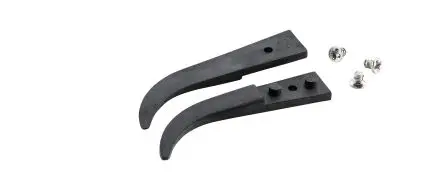 Produktfoto 1 von ideal-tek Polyetheretherketon Pinzettenspitzen, 40 mm, Spitze Flach, Abgerundet 5-teilig ESD-Sicherheit