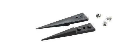 Produktfoto 1 von ideal-tek Kohlenstofffaser, Nylon Pinzettenspitzen, 40mm, Spitze Spitz, Fein, Gerade 5-teilig ESD-Sicherheit