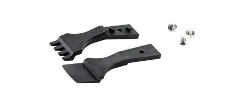 Produktfoto 1 von ideal-tek Polyetheretherketon, Kohlenstofffaser Pinzettenspitzen, 40mm, Spitze Wafer, Gerade 5-teilig ESD-Sicherheit