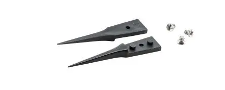 Produktfoto 1 von ideal-tek Polyetheretherketon Pinzettenspitzen, 40 mm, Spitze Extrafein, Gerade, Sehr Fein 5-teilig ESD-Sicherheit