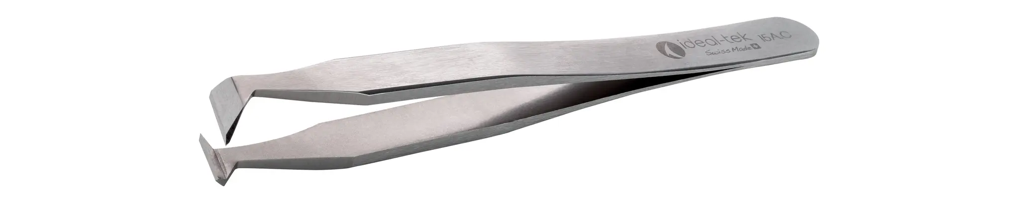 Produktfoto 1 von ideal-tek 15A.C Kohlenstoffstahl Pinzette, 120 mm Gerade