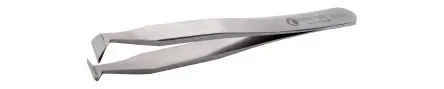 Produktfoto 1 von ideal-tek Kohlenstoffstahl Pinzette, 120mm, Spitze Gerade 1-teilig