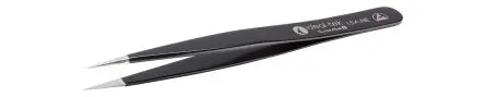 Produktfoto 1 von ideal-tek Edelstahl Pinzette, 120mm, Spitze Fein Antimagnetisch 1-teilig ESD-Sicherheit