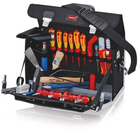 Produktfoto 1 von Knipex VDE Elektriker Werkzeugkoffer, Koffer 23-teilig