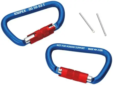 Produktfoto 1 von Knipex Aluminium Karabiner