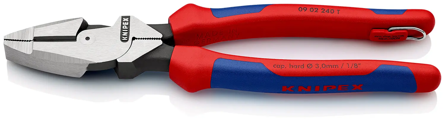 Produktfoto 1 von Knipex Rundzange Schneidkraft → Medium Hard Wire: 4, 6 mm Hard Wire: 3 mm 240 mm