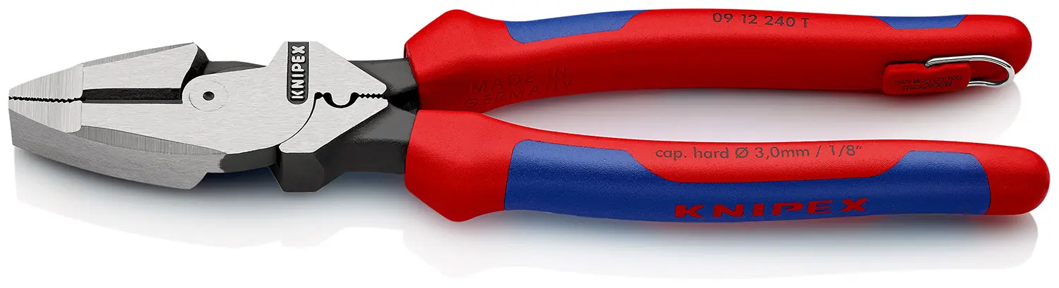 Knipex Rundzange Schneidkraft → Medium Hard Wire: 4, 6 mm Hard Wire: 3 mm 240 mm