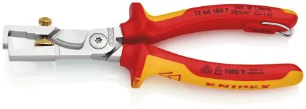 Knipex 13 66 180 T Kabelschneider, Kupfer 0 to 10 mm², 180mm