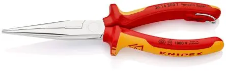 Produktfoto 1 von Knipex Spitzzange / Backen 73mm Schneidkraft → Harter Draht: 2,2 mm, mittelharter Draht: 3,2 mm 200 mm VDE höhensicher