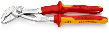 Produktfoto 1 von Knipex Cobra® Wasserpumpenzange / Backen 46mm 250mm VDE 1000V zugelassen