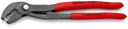 Produktfoto 1 von Knipex Zange mit Schlauchschelle / Backen 70mm 250 mm