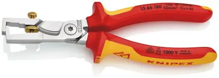 Produktfoto 1 von Knipex 13 66 Kabelschneider, Kupfer 0.1 to 10 mm², 180mm