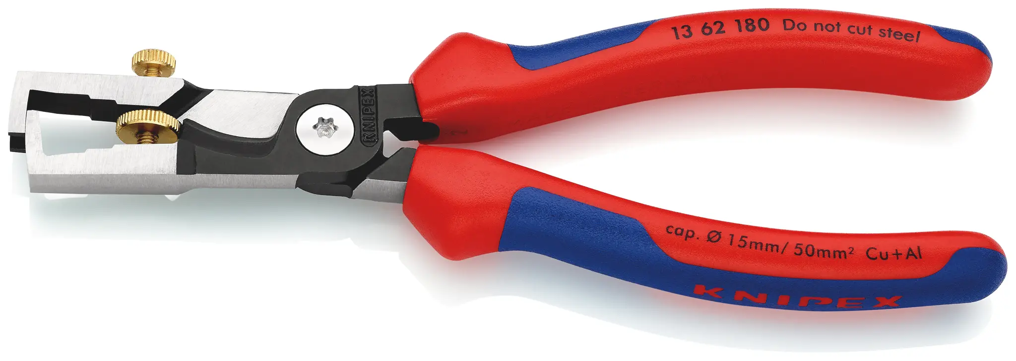 Produktfoto 1 von Knipex 13 62 Kabelschneider, Kupfer 0.1 to 10 mm², 180 mm