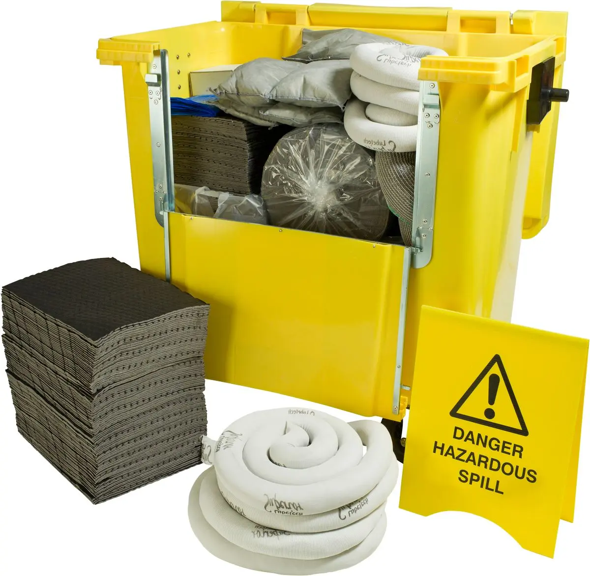 Produktfoto 1 von RS PRO Bindemittel-Kit, Aufnahme bis 600 L, Einsatz in Wartung