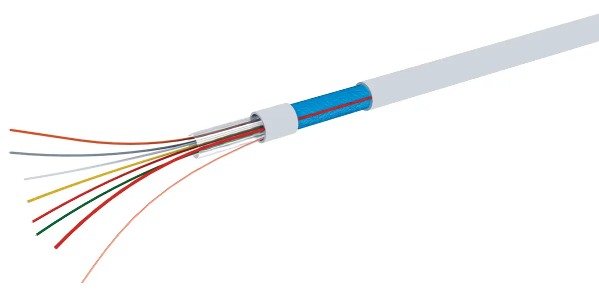 Produktfoto 1 von RS PRO Tranxalarm Steuerkabel, 10-adrig 24 AWG Geschirmt Weiß, 100 m, Polyvinylchlorid