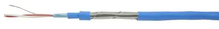 Produktfoto 1 von RS PRO EGFA Datenkabel, 1-paarig 100 m Ø 9.4 mm Polyvinylchlorid isoliert Blau