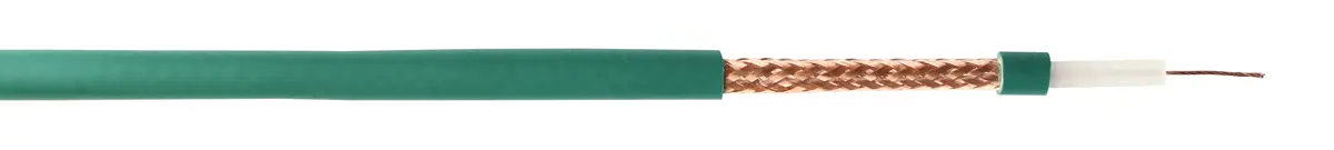 Produktfoto 1 von RS PRO Koaxialkabel, 75 Ω, 100 m, Grün