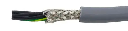 Produktfoto 1 von Alpha Wire ECO Steuerkabel, 5-adrig 0.24mm² 24 AWG Grau Geschirmt, 30 m, Modifizierter Polyphenylen-Ether