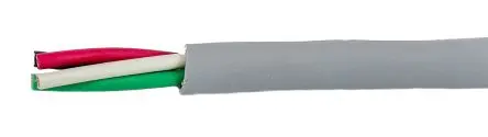 Produktfoto 1 von Alpha Wire ECO Steuerkabel, 4-adrig 0.09mm² 28 AWG Grau Ungeschirmt, 305 m, Modifizierter Polyphenylen-Ether