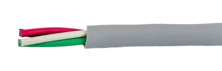 Produktfoto 1 von Alpha Wire ECO Steuerkabel, 4-adrig 0.15mm² 26 AWG Grau Ungeschirmt, 305 m, Modifizierter Polyphenylen-Ether